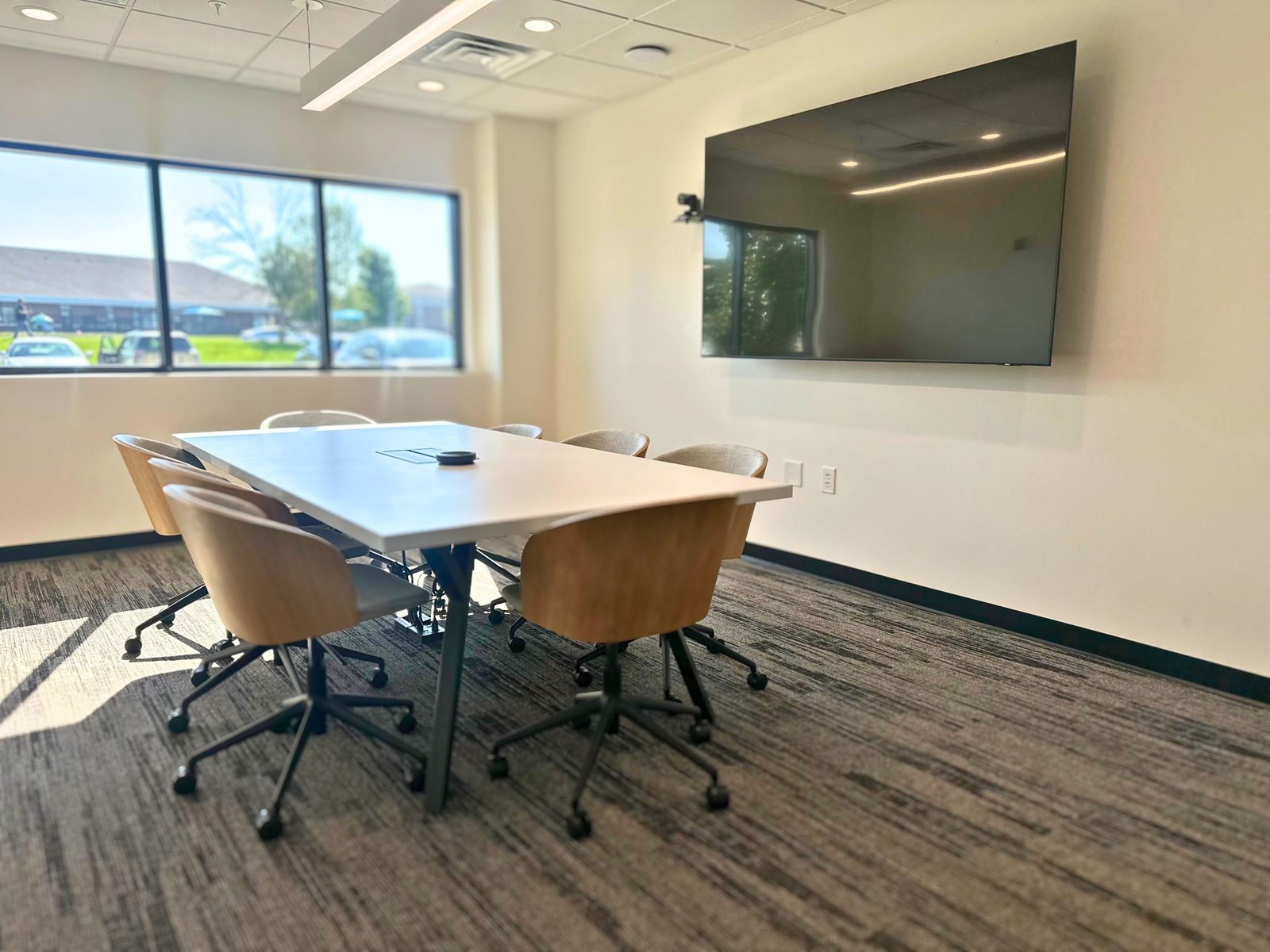 A second view of the Idea Lab meeting room at SpringPad in Lincoln, Nebraska