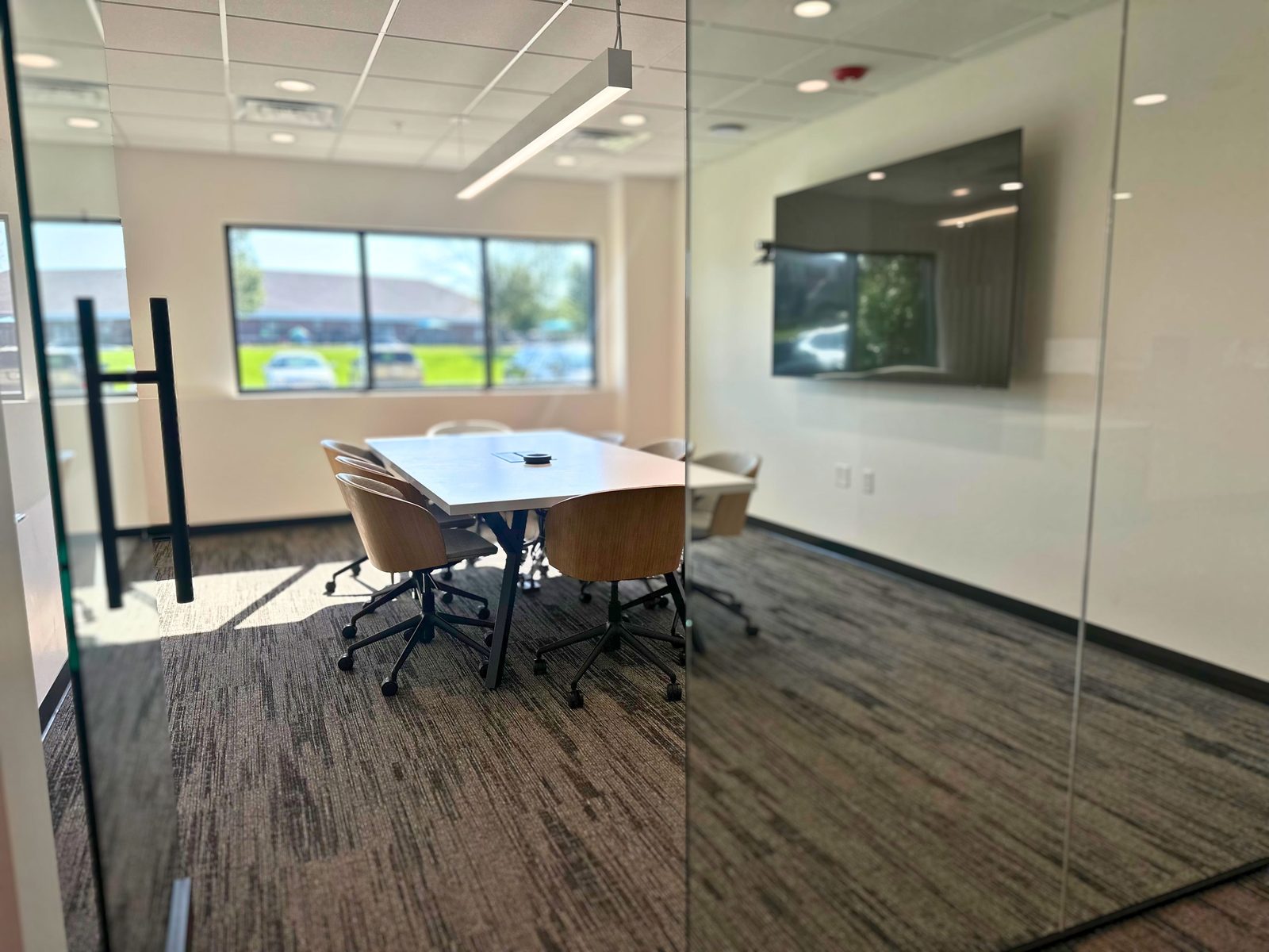 The Idea Lab seating and whiteboard wall at SpringPad in Lincoln, Nebraska