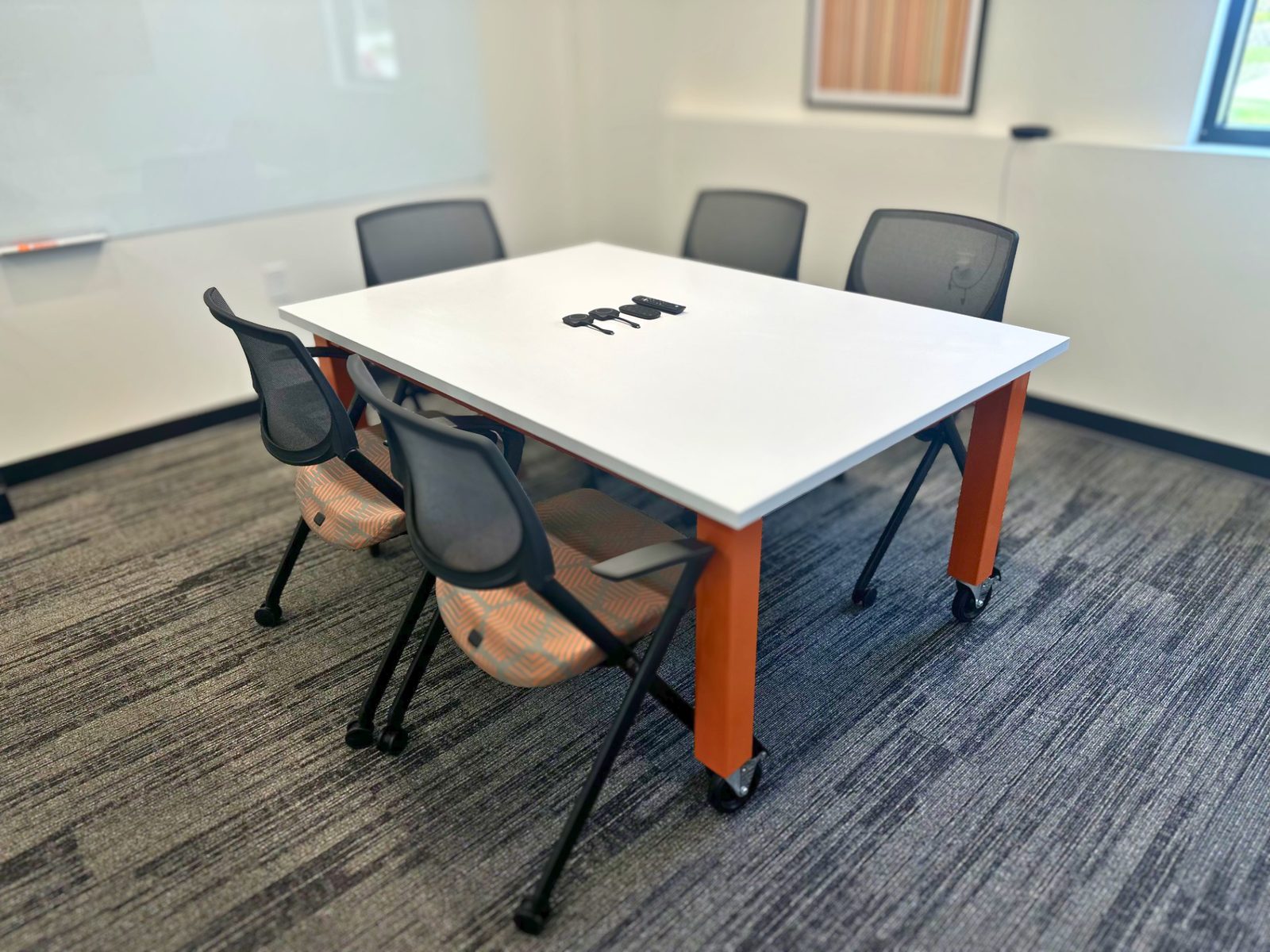 The War Room table and wall display at SpringPad in Lincoln, Nebraska